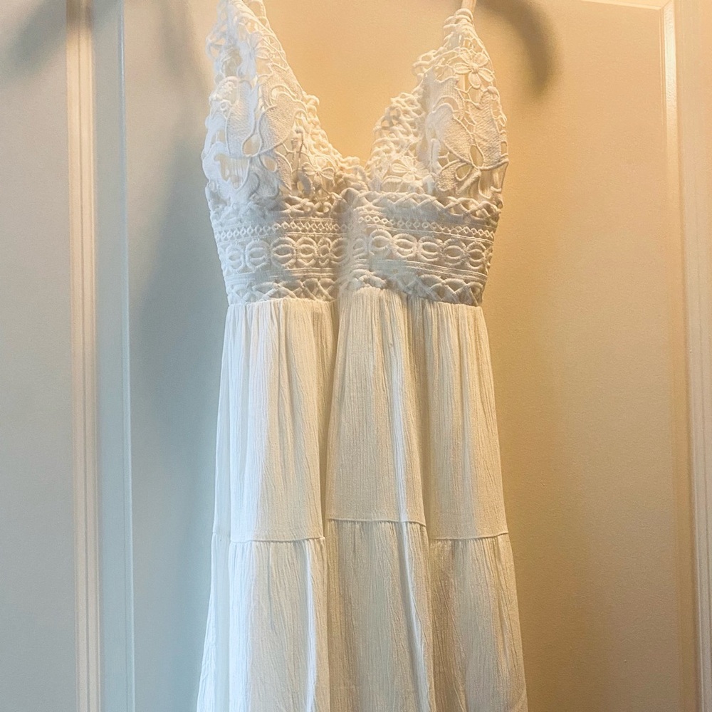 Windsor white mini sundress, NWOT, sz M